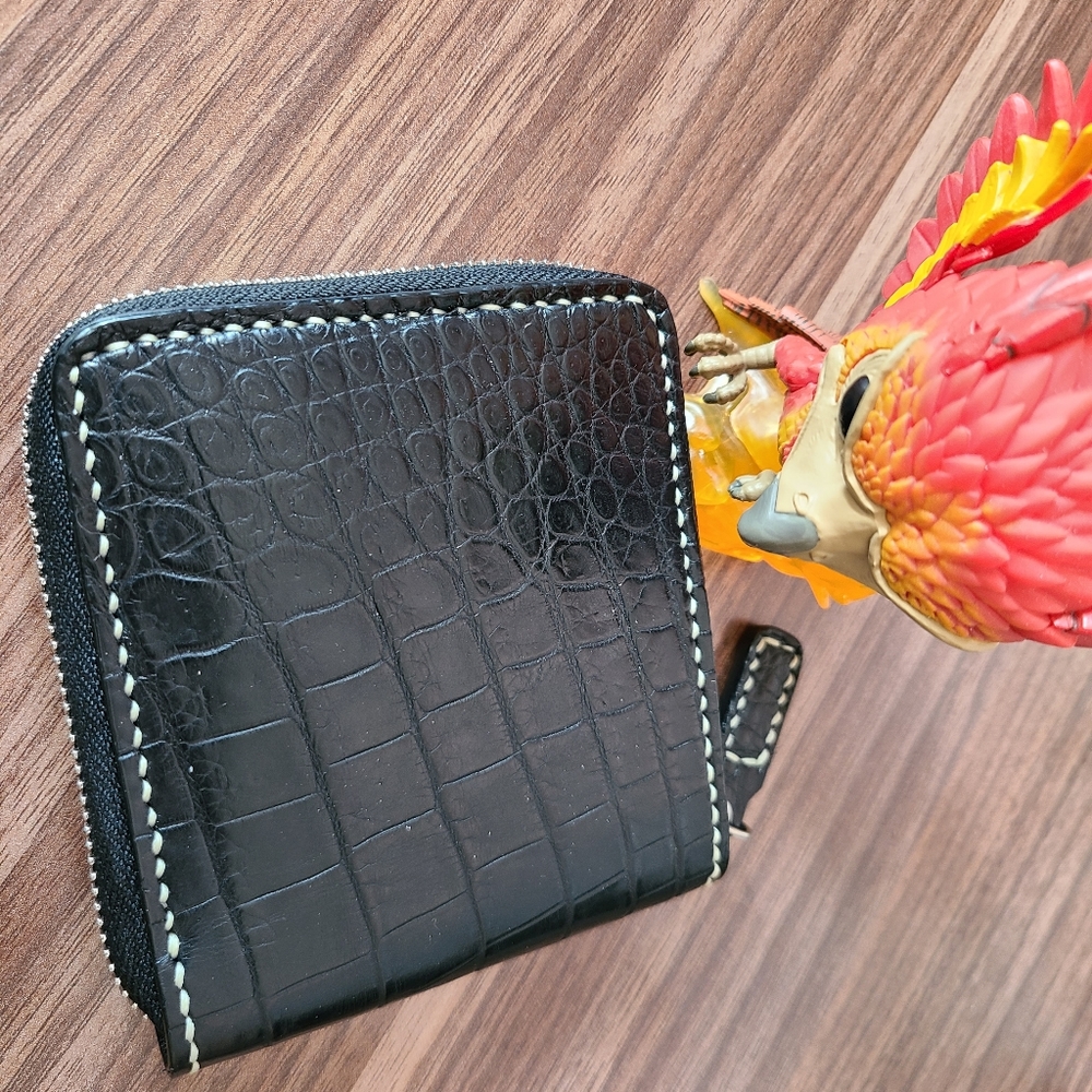 Alligator leather Wallet - Calf skin inside